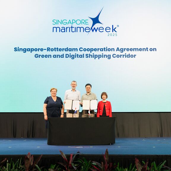 First green methanol in port of Rotterdam