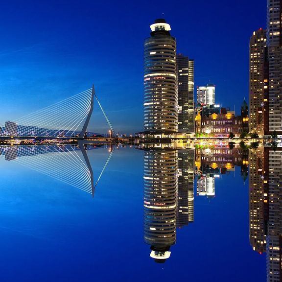 Skyline of Rotterdam